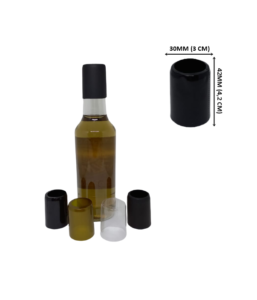 Cápsulas em PVC Termo Encolhível 30mm X 42mm - 100 unidades