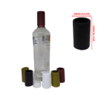 Cápsulas em PVC Termo Encolhível 34mm X 62mm - 100 unidades