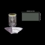 Lacre em PVC Termo Encolhível 135mm X 38mm - 100 unidades