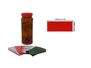 Lacre em PVC Termo Encolhível 94mm X 30mm - 300 unidades