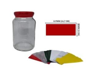 Lacre em PVC Termo Encolhível 117mm X 30mm - 100 unidades