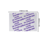 Lacre de garantia em PVC Termo Encolhível 97mm X 66mm Branco C/ Impressão (Água Mineral) - 100 unidades - Imagem 2