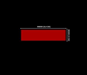 Lacre em PVC Termo Encolhível 94mm X 30mm - 300 unidades - Imagem 3