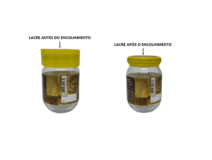 Lacre de PVC Termo Encolhível 101mm X 28mm - 100 unidades - Imagem 2