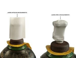 Lacre em PVC Termo Encolhível 111mm X 120mm (Cilindro de Gases) - 1.000 unidades - Imagem 2