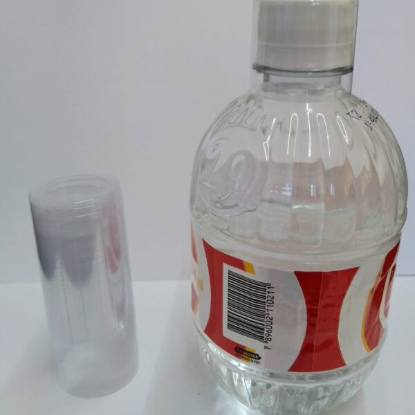 Cápsulas em PVC Termo Encolhível 30mm X 30mm Cristal - 100 unidades