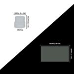 Kit 5.000 Lacres 78mm X 30mm e 5.000 Cápsulas em PVC Termo Encolhível 31mm X 32mm - Cristal