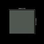 Lacre em PVC Termo Encolhível 150mm X 190mm Cristal - 100 unidades