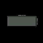 Lacre em PVC Termo Encolhível 155mm x 25mm Cristal - 100 unidades