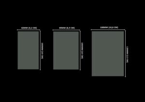 Kit 300 Lacres em PVC Termo Encolhível 42mm X 100mm / 65mm X 100mm / 108mm X 120mm - Cristal
