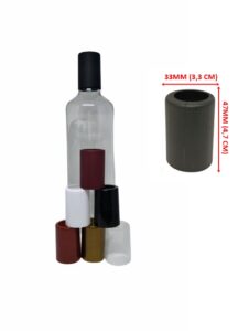 Cápsulas em PVC Termo Encolhível 33mm X 47mm - 1.000 unidades