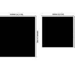 Kit 300 Lacres em PVC Termo Encolhível 125mm X 190mm / 85mm X 85mm - Preto