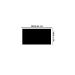 Lacre em PVC Termo Encolhível 68mm X 30mm Preto Fosco - 100 unidades