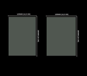 Kit 1.000 Lacres em PVC Termo Encolhível 125mm X 180mm / 135mm X 180mm - Cristal