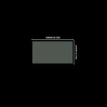 Lacre em PVC Termo Encolhível 90mm X 40mm Cristal - 300 unidades