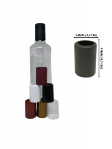 Cápsulas em PVC Termo Encolhível 34mm X 47mm - 100 unidades