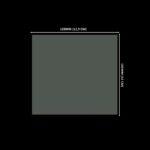 Lacre em PVC Termo Encolhível 125mm X 100mm Cristal - 100 unidades