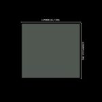 Lacre em PVC Termo Encolhível 117mm X 125mm Cristal - 100 unidades