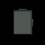 Lacre em PVC Termo Encolhível 125mm X 320mm Cristal - 100 unidades