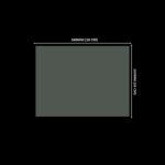 Lacre em PVC Termo Encolhível 160mm X 100mm Cristal - 100 unidades