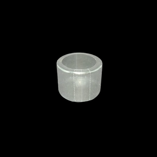 Cápsulas Abertas em PVC Termo Encolhível 42mm X 30mm Cristal (Suco 38mm) - 1.000 unidades