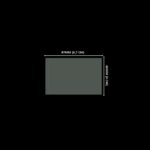 Lacre em PVC Termo Encolhível 97mm X 60mm Cristal - 1.000 unidades