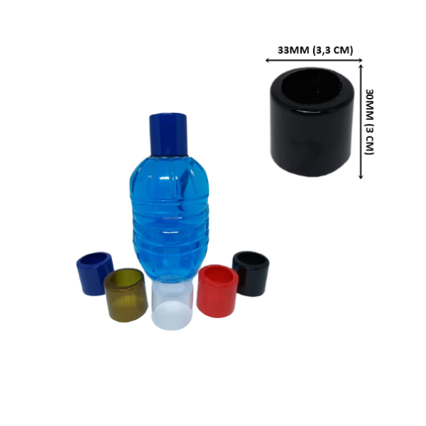 Cápsulas em PVC Termo Encolhível 33mm X 30mm - 100 unidades