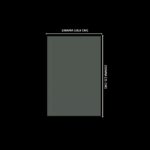 Lacre em PVC Termo Encolhível 106mm X 210mm Cristal - 100 unidades