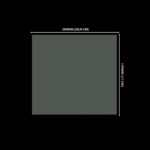 Lacre em PVC Termo Encolhível 185mm x 170mm Cristal - 100 unidades