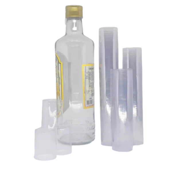 Cápsulas Abertas em PVC Termo Encolhível 33mm X 47mm Cristal – 10.000 unidades