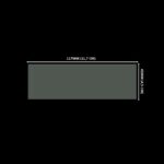 Lacre em PVC Termo Encolhível 117mm X 45mm Cristal - 100 unidades