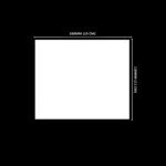 Lacre em PVC Termo Encolhível 150mm X 120mm Branco - 100 unidades