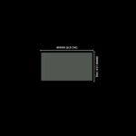 Lacre em PVC Termo Encolhível 65mm X 28mm Cristal - 300 unidades