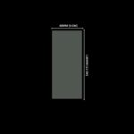 Lacre em PVC Termo Encolhível 60mm X 120mm Cristal - 500 unidades