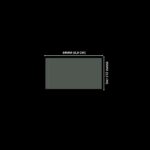 Lacre em PVC Termo Encolhível 69mm X 35mm Cristal - 1.000 unidades