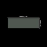 Lacre em PVC Termo Encolhível 125mm X 50mm Cristal - 500 unidades