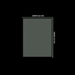 Lacre em PVC Termo Encolhível 200mm X 290mm Cristal - 100 unidades