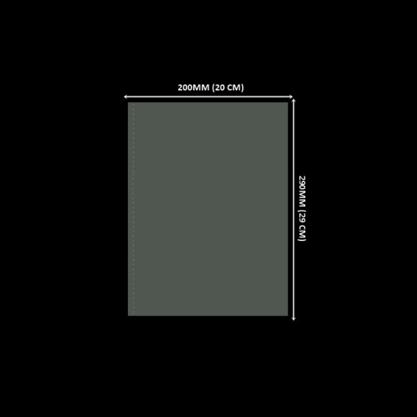 Lacre em PVC Termo Encolhível 200mm X 290mm Cristal - 100 unidades