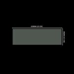 Lacre em PVC Termo Encolhível 155mm x 45mm Cristal - 1.000 unidades