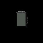 Lacre em PVC Termo Encolhível 46mm X 55mm Cristal - 1.000 unidades