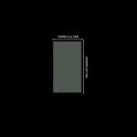 Lacre em PVC Termo Encolhível 72mm X 100mm Cristal - 300 unidades