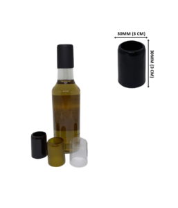 Cápsulas Abertas em PVC Termo Encolhível 30mm X 30mm - 1.000 unidades