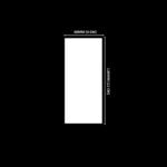 Lacre em PVC Termo Encolhível 60mm X 120mm Branco - 1.000 unidades