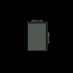 Lacre em PVC Termo Encolhível 69mm X 95mm Cristal - 1.000 unidades