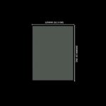 Lacre em PVC Termo Encolhível 125mm X 200mm Cristal - 100 unidades