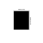 Lacre em PVC Termo Encolhível 36mm X 100mm Preto Fosco - 100 unidades