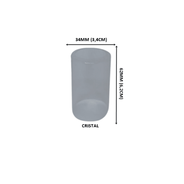 Cápsulas em PVC Termo Encolhível 34mm X 62mm Cristal - 3.000 unidades