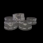 Cápsulas Abertas em PVC Termo Encolhível 70mm X 33mm Cristal - 100 unidades