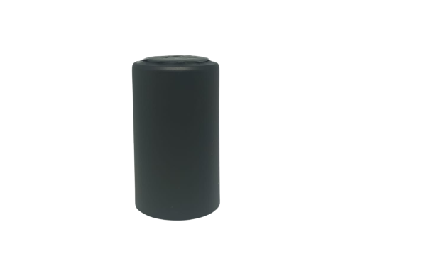 Cápsulas Fechadas em PVC Termo Encolhível 34mm X 60mm Preto Fosco - 300 unidades