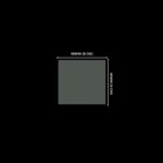 Lacre em PVC Termo Encolhível 50mm X 40mm Cristal - 100 unidades